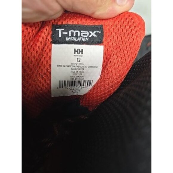 Helly Hansen Men's 8" High Abrasion ATCP Work Boots HHF212005 Black Size 12M - Picture 5 of 8